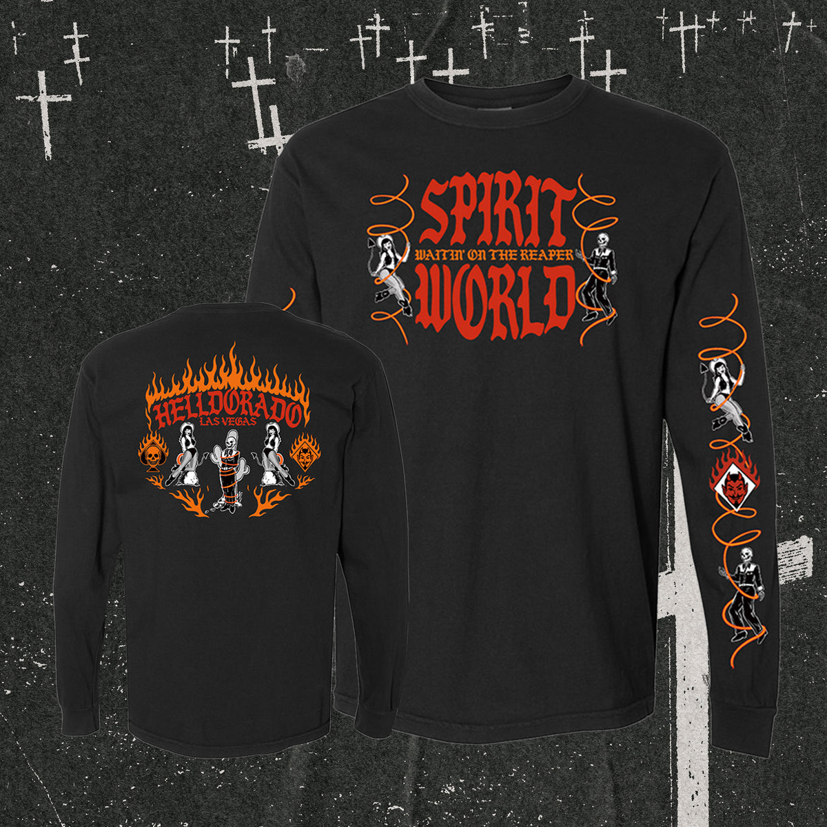 n*様 share spirit long sleeve cut and sew n*様 share spirit long sleeve cut and sew Long Sleeve Stretch