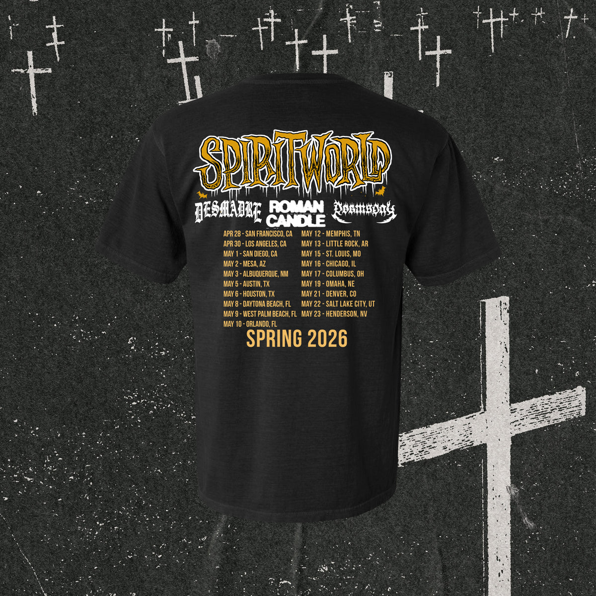 Spring 2026 Tour Shirt – SpiritWorldProphet